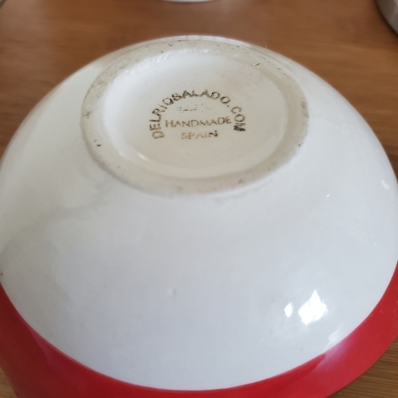 Del Rio Salado Ceramic Pottery Handmade in Spain Small Bowl 4"  7Oz - Picture 14 of 14